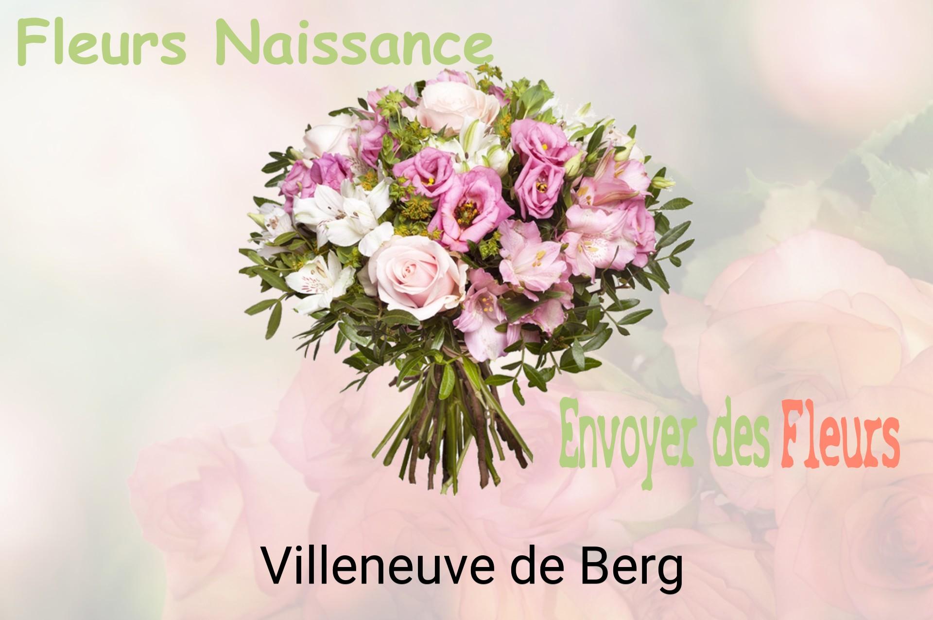 Bouquet de fleurs de naissance livré à Villeneuve-de-Berg